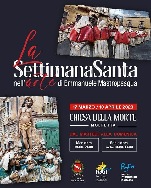 DA VENERD 17 MARZO SI APRE LA MOSTRA LA SETTIMANA SANTA NELLARTE DI EMMANUELE MASTROPASQUA, PRESSO LA CHIESA DELLA MORTE