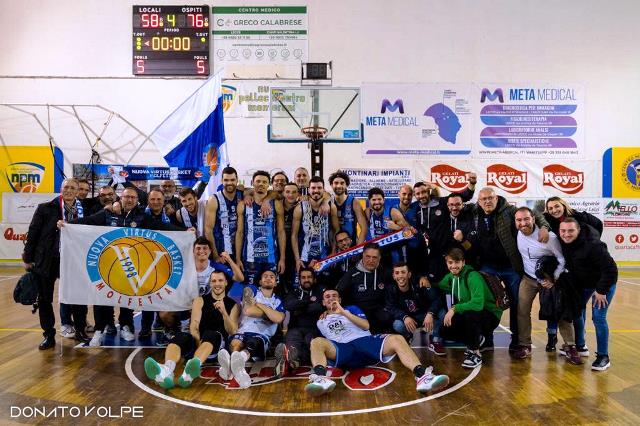 SI MATERIALIZZA IN GARA 4 IL SOGNO PROMOZIONE IN SERIE B INTERREGIONALE PER LA DAI OPTICAL VIRTUS BASKET MOLFETTA