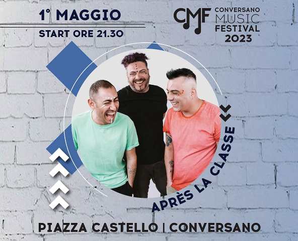 UNA TRE GIORNI A TUTTA MUSICA A CONVERSANO DAL 29 APRILE AL 1 MAGGIO