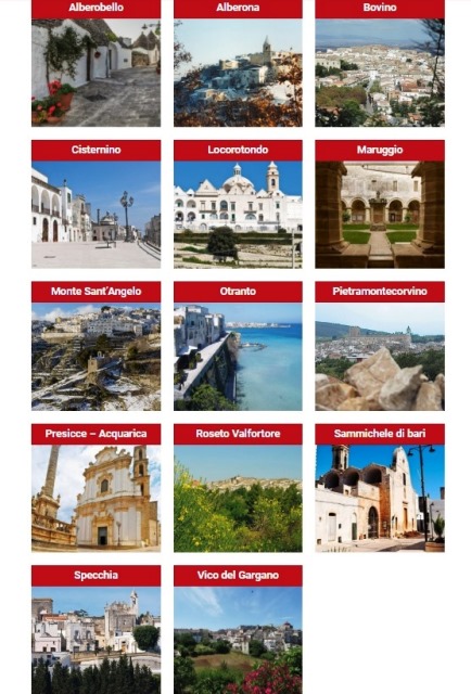 PER GLI AMANTI DELLA NATURA, DELLA STORIA, DELLARTE E DELLA CULTURA, INDIVIDUATI 14 BORGHI PI BELLI DA VISITARE IN PUGLIA