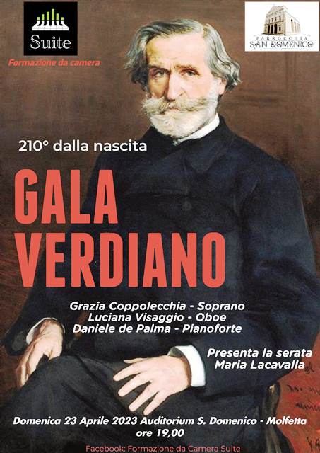 OMAGGIO A GIUSEPPE VERDI PER CELEBRARE I 210 ANNI DALLA NASCITA, CON UN CONCERTO DELLA FORMAZIONE DA CAMERA SUITE
