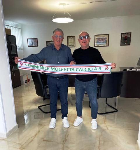 LA FEMMINILE MOLFETTA RICONFERMA SULLA PANCHINA BIANCOROSSA MISTER DIEGO IESSI